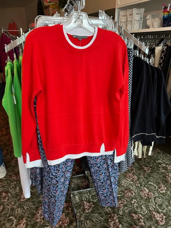 Elliott Lauren 56942 Double Layer Sweater Charlotte's on Shallowbag Bay
