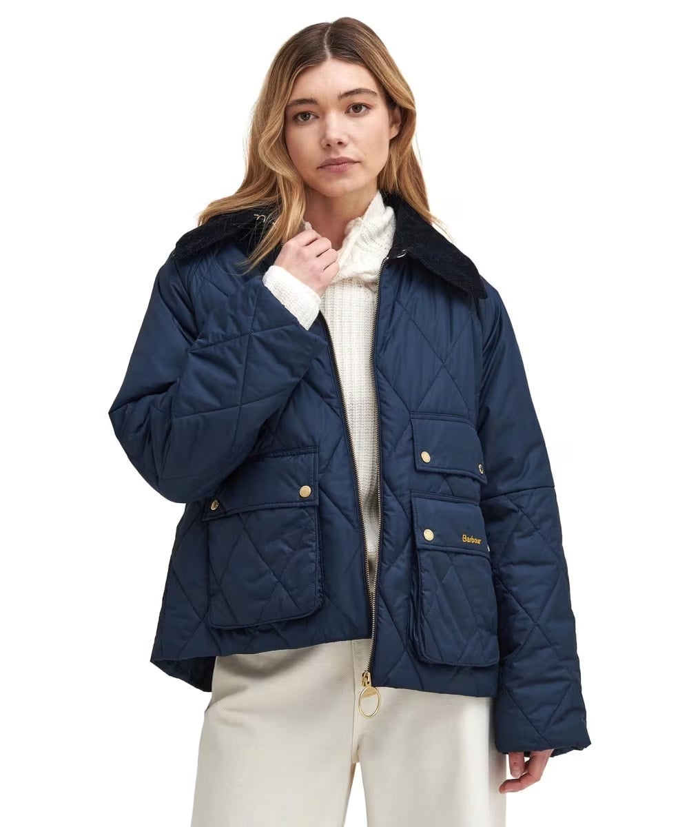Barbour charlotte quilted jacket deals
